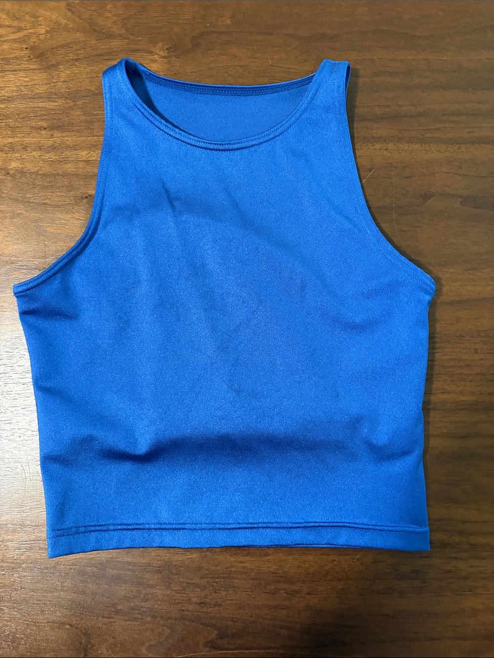 Weissman Royal Blue Cropped Tank